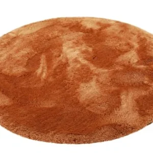 Retour Gratuit Homie Living Tapis De Bain Rond En Microfibre Antidérapant Terracotta 90 D 12