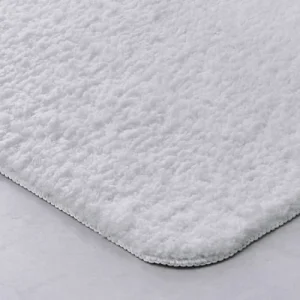 TODAY Tapis De Bain Tufté Uni En Polyester Blanc 50×80 Cm achat pas cher 12