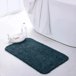 TODAY Tapis De Bain Tufté Uni En Polyester Bleu 50×80 Cm jusqu'à 10