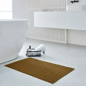 marque pas cher TODAY Tapis De Bain Uni En Coton Bronze 50×80 Cm 10