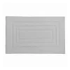 mode pas cher TODAY Tapis De Bain Uni En Coton Gris Clair 50×85 Cm 20