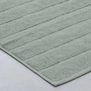 Livraison rapide TODAY Tapis De Bain Uni En Coton Vert 50×80 Cm 14