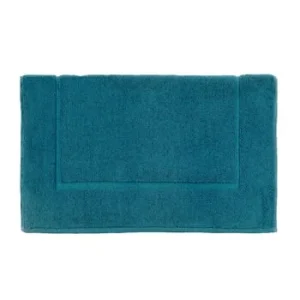 Essix Tapis De Bain Uni En Coton Bleu Baltique 60×100 boutique pas cher 16