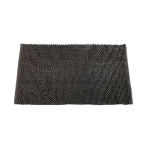 TODAY Tapis De Bain Uni En Polyester Noir 50×80 Cm vente en ligne 11