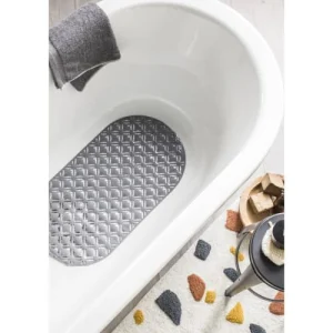 GUY LEVASSEUR Tapis De Douche Anti-dérapant Gris 69x38cm Livraison gratuite 6