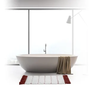 Five Simply Smart Tapis De Salle De Bain Coton Terracotta 50x75cm authentiques 14