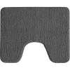 nouveau produit GUY LEVASSEUR Tapis De Toilette En Polyester Uni Anthracite 50x40cm 14